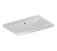 Geberit Lavabo iCon 75x48 cm rectangulaire pour meuble sans trou avec trop-plein blanc 501.835.00.3