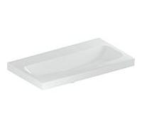 Geberit Lavabo iCon 501.842.00.7 75×42 cm rectangulaire de meuble blanc brillant sans trop-plein