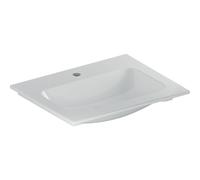 Geberit Icon lavabo-plan 60x48x13cm 1 cuve 1 trou de robinetterie Central sans trop-plein Céramique Blanc brillant 501.843.00.1