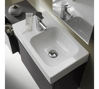 Geberit Lavabo iCon rectangulaire 53x31 cm blanc KeraTect évacuation à gauche 124153600