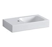 Geberit iCon lave-mains 124153600 53 x 31 cm, blanc KeraTect, étagère à gauche
