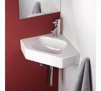 Geberit Lavabo d'angle iCon 124729600 46x33 cm KeraTect blanc brillant sans trop-plein