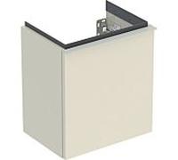 Geberit iCon lave-mains meuble bas 502301JL1 37x41,5x27,9cm, porte 2000 , charnière à gauche, sable brillant, poignée sable mat