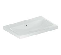 Geberit Lavabo iCon 75x48 cm rectangulaire pour meuble sans trou avec trop-plein blanc 501.835.00.3