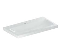 Geberit iCon Light lavabo, 90 cm x 48 cm, avec trou pour robinetterie, sans trop-plein,501836, 501836005, Couleur: blanc - CM