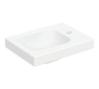 Geberit Lavabo iCon 38x28 cm sans robinetterie, sans trop-plein, pose à droite, blanc mat 501.830.JT.1