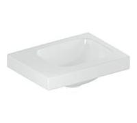 Geberit iCon light lave-mains 501831003 38x28cm, sans trou pour robinetterie, sans trop-plein, blanc