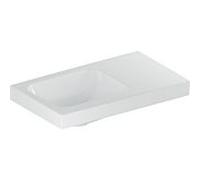 Geberit Lavabo iCon 53x31cm sans trou ni trop-plein, plage droite, blanc KeraTect 501.832.00.4