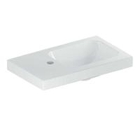 Geberit Lave-mains iCon Light 53×31 cm, trou robinetterie gauche, sans trop-plein, blanc 501.833.00.1