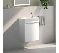 Geberit iCon Light Lave-mains avec meuble bas evineo ineo5 evo l: 53 cm, 2 portes, avec poignée encastrée,, 501832001+BE0974WH,