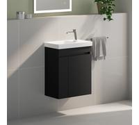 Geberit iCon Light Lave-mains avec meuble bas evineo ineo5 evo l: 53 cm, 2 portes, avec poignée encastrée,, 501832JT1+BE0974BM,
