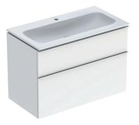 Geberit iCon - Meuble avec lavabo, 90x63x48 cm, blanc brillant 502.337.01.2