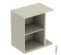 Geberit Armoire latérale iCon 37x24,5x40 cm suspendue avec box à poussière Gris sable 502.324.JL.1