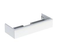 Geberit iCon - Meuble lavabo, 118x25x48 cm, 1 tiroir, blanc brillant 502.313.01.1