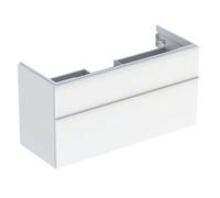 Geberit iCon - Meuble lavabo, 118x62x48 cm, 2 tiroirs, blanc brillant 502.306.01.1