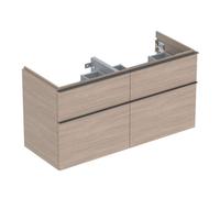Geberit iCon - Meuble lavabo, 118x62x48 cm, 4 tiroirs, chêne 502.309.JH.1