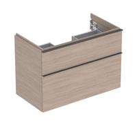 Meuble sous lavabo 90 cm Geberit iCon 2 tiroirs Chêne - GEBERIT 502.305.JH.1