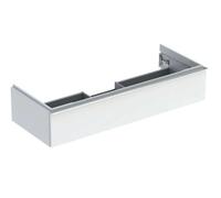 Geberit iCon - Meuble sous lavabo 118x25x48 cm, 1 tiroir, blanc brillant 502.313.01.2