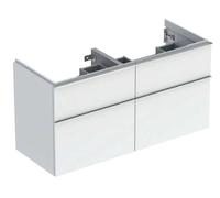 Geberit iCon - Meuble sous lavabo 118x62x48 cm, 4 tiroirs, blanc brillant 502.309.01.2