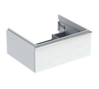 Geberit iCon - Meuble sous lavabo 59x25x48 cm, 1 tiroir, blanc brillant 502.310.01.2