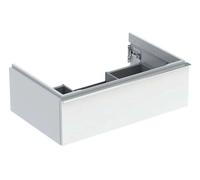 Geberit iCon - Meuble sous lavabo 74x25x48 cm, 1 tiroir, blanc brillant 502.311.01.2