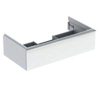 Geberit iCon - Meuble sous lavabo 89x25x48 cm, 1 tiroir, blanc brillant 502.312.01.2