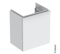 Geberit iCon lave-mains meuble bas 502300013 37x41,5x27,9cm, porte 2000 , charnière à droite, blanc mat, poignée blanc mat