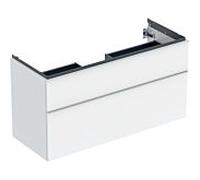 Geberit iCon meuble sous-vasque 502306011 118,4x61,5x47,6cm, 2 tiroirs, blanc / laqué brillant