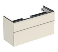 Geberit Armoire sous-lavabo suspendue iCon 118,4x47,6x61,5 cm 2 tiroirs Gris-sable 502.306.JL.1