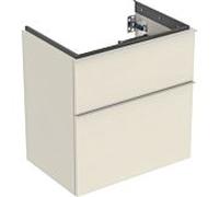 Geberit iCon meuble sous-vasque 502307JL1 59,2x61,5x41,6cm, 2 tiroirs, sable brillant, poignée sable mat