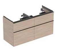 Geberit Meuble sous-vasque double iCon 502309JH1 118,4×61,5×47,6 cm 4 tiroirs poignée chêne/lave mat