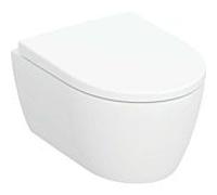 Geberit iCon - WC suspendu avec abattant SoftClose, Rimfree, blanc mat 502.381.JT.1