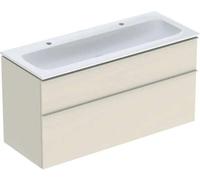 Geberit iCon Set lavabo pour meubles avec meuble sous-lavabo, 2 tiroirs, 120x63x48 cm, 502334, 502.334.JL.1