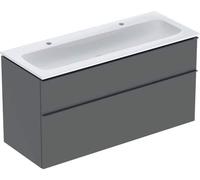 Geberit iCon Set lavabo pour meubles avec meuble sous-lavabo, 2 tiroirs, 120x63x48 cm, 502334, 502.334.JK.1