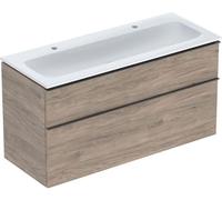 Geberit iCon Set lavabo pour meubles avec meuble sous-lavabo, 2 tiroirs, 120x63x48 cm, 502334, 502.338.JR.1