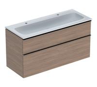 Geberit iCon Set lavabo pour meubles avec meuble sous-lavabo, 2 tiroirs, 120x63x48 cm, 502334, 502.338.JH.1