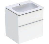 Geberit iCon Set lavabo pour meubles avec meuble sous-lavabo, 2 tiroirs, 60x63x48 cm, 502331, 502.331.01.1