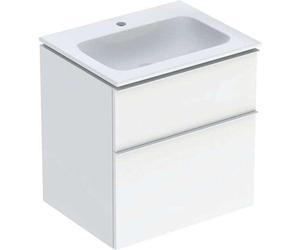 Geberit iCon Set lavabo pour meubles avec meuble sous-lavabo, 2 tiroirs, 60x63x48 cm, 502331, 502.331.01.1