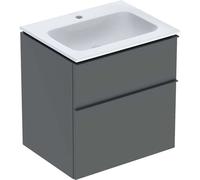 Geberit Meuble avec lavabo iCon 502.331.JK.1 60×48×63 cm, 2 tiroirs, KeraTect blanc