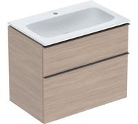 Geberit iCon Set lavabo pour meubles avec meuble sous-lavabo, 2 tiroirs, 75x63x48 cm, 502336, 502.332.JH.1