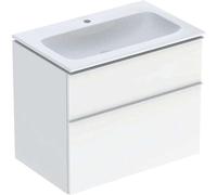 Geberit iCon Set lavabo pour meubles avec meuble sous-lavabo, 2 tiroirs, 75x63x48 cm, 502336, 502.336.01.1