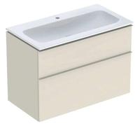Geberit iCon Set lavabo pour meubles avec meuble sous-lavabo, 2 tiroirs, 90x63x48 cm, 502337, 502.333.JL.1