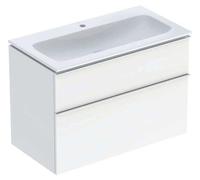 Geberit iCon Set lavabo pour meubles avec meuble sous-lavabo, 2 tiroirs, 90x63x48 cm, 502337, 502.337.01.2