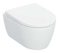 Pack WC susp Geberit iCon Compact TurboFlush ab ferm ral déclip verrou Blc mat - GEBERIT 503.049.JT.1
