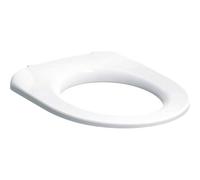 Geberit iCon WC anneau de siège 501875001 sans obstacle, charnières en acier inoxydable, blanc