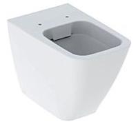 Geberit iCon Square à poser au sol WC 211910600 35x56cm, à fleur de mur, fermé, sans rebord, blanc KeraTect