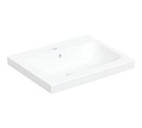 Geberit iCon Light lavabo à poser, 60 cm x 48 cm, avec trou pour robinetterie, avec trop-plein,501847, 501.847.00.1, Couleur: blanc