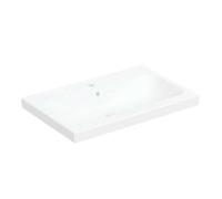 Geberit iCon - Vasque à poser 75x48 mm, avec trop-plein, un trou pour robinetterie, blanc mat 501.848.JT.1