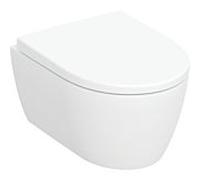 Geberit iCon wall washdown WC set 502381001 36x49cm, saillie raccourcie, forme fermée, sans rebord, avec siège WC , blanc
