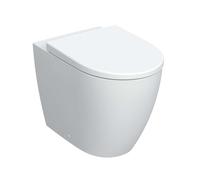 Geberit iCon - WC à poser avec abattant softclose, sortie horizontal, Rimfree, blanc 502.383.JT.1